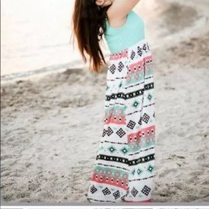 Patpat Blue Long Dresses For Women Maxi Sexy Beach Dress sizeM